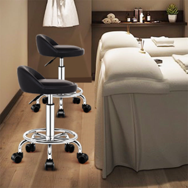 Modern Armless Backrest Counter Stool Steel Bedroom Bar Stool with Cushion Clearhalo 'Bar Furniture' 'Bar Stools' 'bar_stools' 'furn' 'furn_bar_stools' 'furniture_bar_stools' 'Kitchen & Dining Furniture' 'kitchen&dining_furn' 'kitchen' 'kitchen_furn' Furniture' 4401124