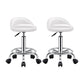 Modern Armless Backrest Counter Stool Steel Bedroom Bar Stool with Cushion White 2 Piece Set Clearhalo 'Bar Furniture' 'Bar Stools' 'bar_stools' 'furn' 'furn_bar_stools' 'furniture_bar_stools' 'Kitchen & Dining Furniture' 'kitchen&dining_furn' 'kitchen' 'kitchen_furn' Furniture' 4401150