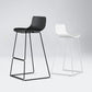 Modern Metal Plastic Bar Stools Indoor Barstool with Iron Legs and Low Back Clearhalo 'Bar Furniture' 'Bar Stools' 'bar_stools' 'furn' 'furn_bar_stools' 'furniture_bar_stools' 'Kitchen & Dining Furniture' 'kitchen&dining_furn' 'kitchen' 'kitchen_furn' Furniture' 4401178