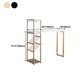 Glam Style Bar Table Wood Top Pub Table with Wine Cabinet for Dining Room Clearhalo 'Bar Furniture' 'Bar Tables' 'bar_tables' 'furn' 'furn_bar_tables' 'Furniture' 'furniture_bar_tables' 'Kitchen & Dining Furniture' 4401352