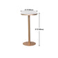 Nordic Style Bar Table Artificial Marble Pub Table for Dining Room 55"√ó55" Clearhalo 'Bar Furniture' 'Bar Tables' 'bar_tables' 'furn' 'furn_bar_tables' 'Furniture' 'furniture_bar_tables' 'Kitchen & Dining Furniture' 4401427