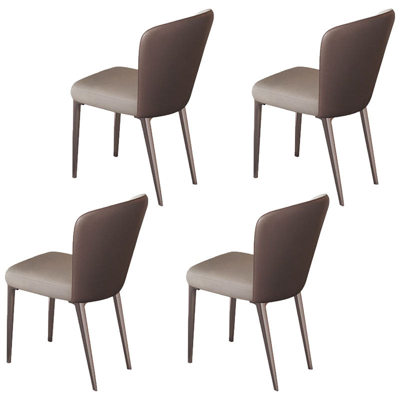 Luxury 1/4/5/6/7 Pieces Dinette Set with Rectangle Table and Solid Back Chairs Furniture 4 White Chairs Clearhalo 'Dining Room Sets' 'Dining Tables & Seating' 'dining_room_set' 'furn' 'furn_dining_room_set' 'Furniture' 'furniture_dining_room_set' 'Kitchen & Dining Furniture' 'kitchen&dining_furn' 'kitchen' 4413143