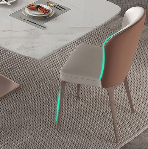 1/4/5/7 Pieces Luxury Dinette Set with Sintered Stone Table and Chairs Dining Furniture Clearhalo 'Dining Room Sets' 'Dining Tables & Seating' 'dining_room_set' 'furn' 'furn_dining_room_set' 'Furniture' 'furniture_dining_room_set' 'Kitchen & Dining Furniture' 'kitchen&dining_furn' 'kitchen' 4413183