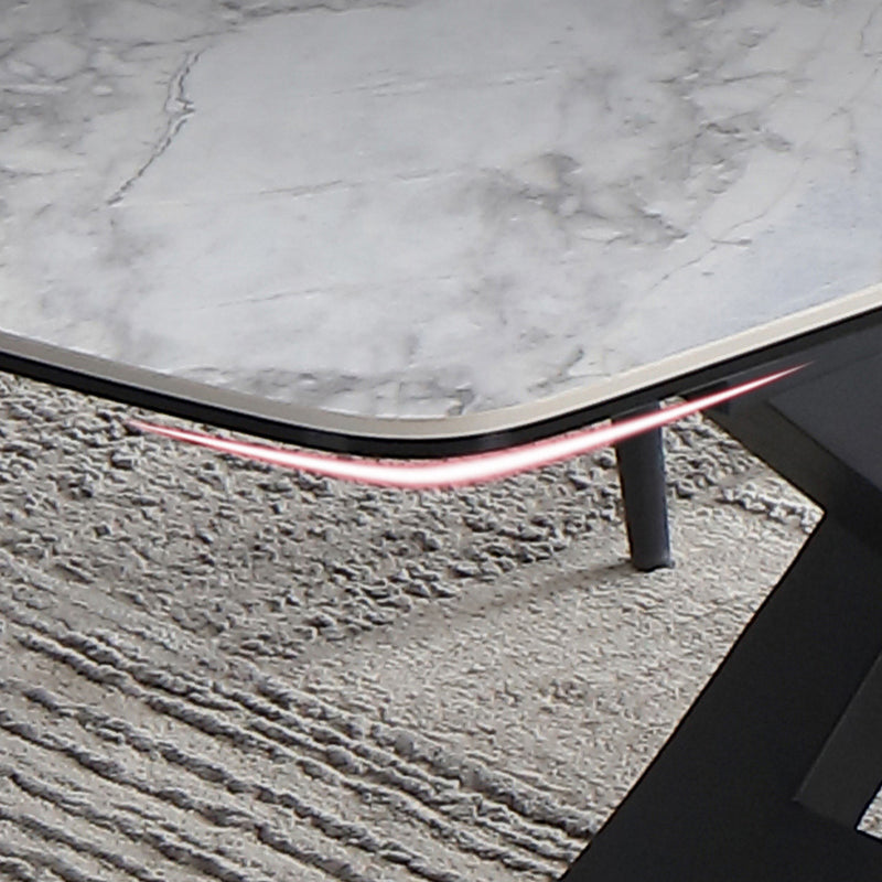 Modern 1/4/5/7 Pieces Dining Set Rectangle Sintered Stone Dining Table Set Clearhalo 'Dining Room Sets' 'Dining Tables & Seating' 'dining_room_set' 'furn' 'furn_dining_room_set' 'Furniture' 'furniture_dining_room_set' 'Kitchen & Dining Furniture' 'kitchen&dining_furn' 'kitchen' 4413265