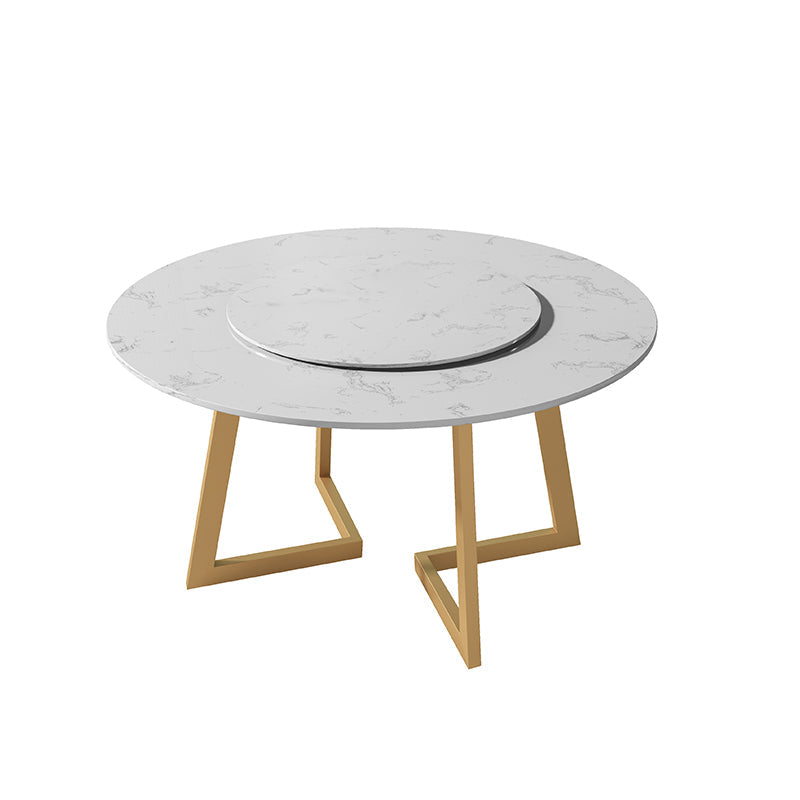 1/4/5/7 Pcs Metal Glam Dining Room Set with Round Table and Chairs Dining Set Clearhalo 'Dining Room Sets' 'Dining Tables & Seating' 'dining_room_set' 'furn' 'furn_dining_room_set' 'Furniture' 'furniture_dining_room_set' 'Kitchen & Dining Furniture' 'kitchen&dining_furn' 'kitchen' 4413280