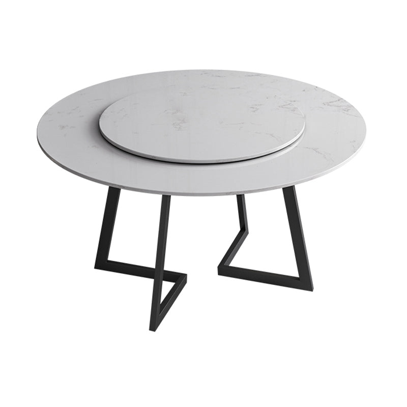 1/4/5/7 Pcs Metal Glam Dining Room Set with Round Table and Chairs Dining Set Clearhalo 'Dining Room Sets' 'Dining Tables & Seating' 'dining_room_set' 'furn' 'furn_dining_room_set' 'Furniture' 'furniture_dining_room_set' 'Kitchen & Dining Furniture' 'kitchen&dining_furn' 'kitchen' 4413284