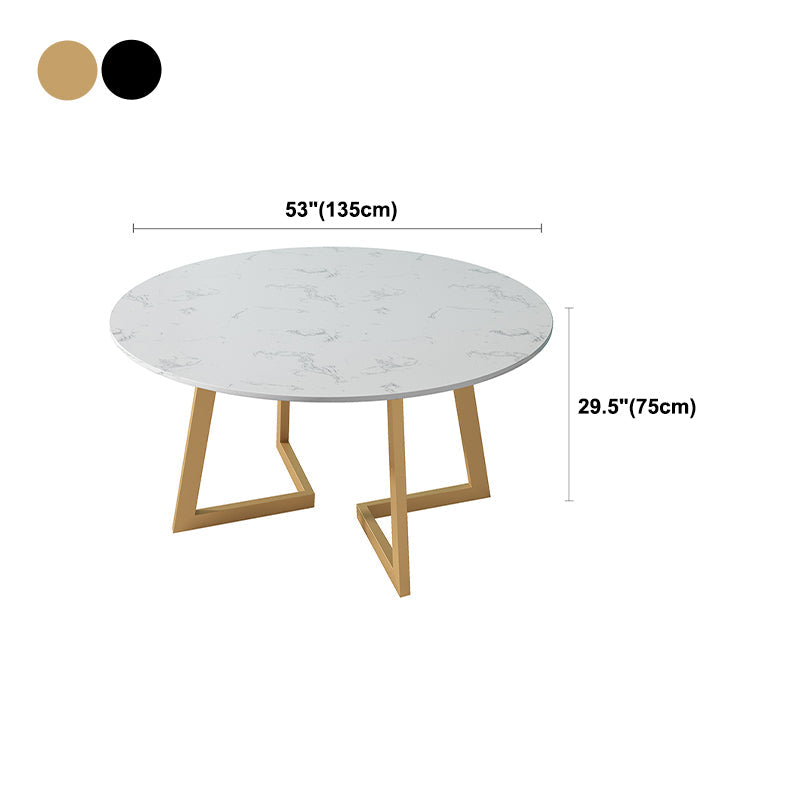 1/4/5/7 Pcs Metal Glam Dining Room Set with Round Table and Chairs Dining Set Clearhalo 'Dining Room Sets' 'Dining Tables & Seating' 'dining_room_set' 'furn' 'furn_dining_room_set' 'Furniture' 'furniture_dining_room_set' 'Kitchen & Dining Furniture' 'kitchen&dining_furn' 'kitchen' 4413296