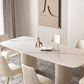 Nordic 1/4/5/7 Pieces Dining Set Rectangle Stone Table and White Chairs Dining Set Clearhalo 'Dining Room Sets' 'Dining Tables & Seating' 'dining_room_set' 'furn' 'furn_dining_room_set' 'Furniture' 'furniture_dining_room_set' 'Kitchen & Dining Furniture' 'kitchen&dining_furn' 'kitchen' 4413307