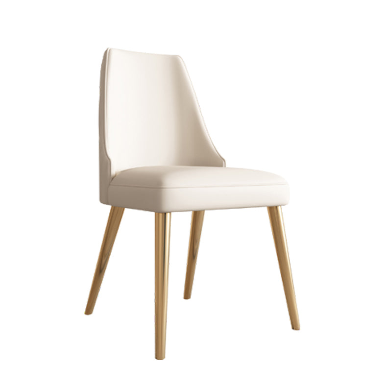 Nordic 1/4/5/7 Pieces Dining Set Rectangle Stone Table and White Chairs Dining Set Clearhalo 'Dining Room Sets' 'Dining Tables & Seating' 'dining_room_set' 'furn' 'furn_dining_room_set' 'Furniture' 'furniture_dining_room_set' 'Kitchen & Dining Furniture' 'kitchen&dining_furn' 'kitchen' 4413310