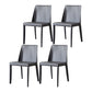 1/3/4/5/7 Pcs Metal Modern Dining Room Set with Rectangle Table and Chairs Dining Set 4 Grey Chairs Clearhalo 'Dining Room Sets' 'Dining Tables & Seating' 'dining_room_set' 'furn' 'furn_dining_room_set' 'Furniture' 'furniture_dining_room_set' 'Kitchen & Dining Furniture' 'kitchen&dining_furn' 'kitchen' 4413322
