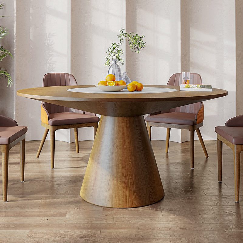 1/4/5/6/7 Pcs Ash Wood Dining Room Set with Round Table Modern Dining Set Clearhalo 'Dining Room Sets' 'Dining Tables & Seating' 'dining_room_set' 'furn' 'furn_dining_room_set' 'Furniture' 'furniture_dining_room_set' 'Kitchen & Dining Furniture' 'kitchen&dining_furn' 'kitchen' 4413360