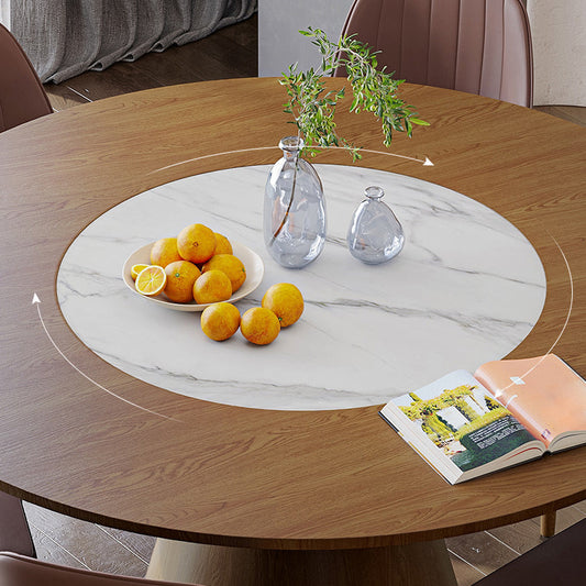 1/4/5/6/7 Pcs Ash Wood Dining Room Set with Round Table Modern Dining Set Clearhalo 'Dining Room Sets' 'Dining Tables & Seating' 'dining_room_set' 'furn' 'furn_dining_room_set' 'Furniture' 'furniture_dining_room_set' 'Kitchen & Dining Furniture' 'kitchen&dining_furn' 'kitchen' 4413366