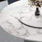 Modern 1/4/5/7/9 Pieces Dining Set Rectangle Marble Dining Table Set Clearhalo 'Dining Room Sets' 'Dining Tables & Seating' 'dining_room_set' 'furn' 'furn_dining_room_set' 'Furniture' 'furniture_dining_room_set' 'Kitchen & Dining Furniture' 'kitchen&dining_furn' 'kitchen' 4413381