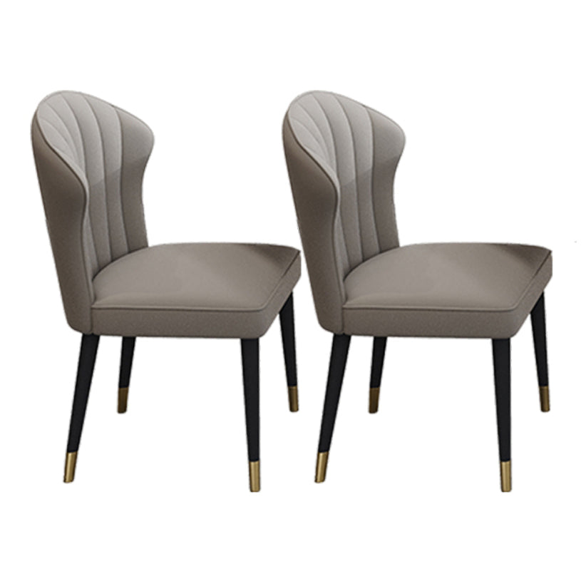 Luxury 1/2/5/6/7 Pieces Dining Set with Stone Rectangle Table and Chairs Dinette Set 2 Grey Chairs Clearhalo 'Dining Room Sets' 'Dining Tables & Seating' 'dining_room_set' 'furn' 'furn_dining_room_set' 'Furniture' 'furniture_dining_room_set' 'Kitchen & Dining Furniture' 'kitchen&dining_furn' 'kitchen' 4413393