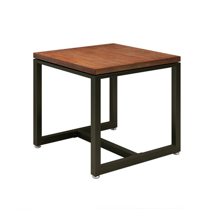 Industrial 1/2/3/5 Pieces Dining Set Square Solid Wood Dining Table Set Walnut 31"L x 31"W Clearhalo 'Dining Room Sets' 'Dining Tables & Seating' 'dining_room_set' 'furn' 'furn_dining_room_set' 'Furniture' 'furniture_dining_room_set' 'Kitchen & Dining Furniture' 'kitchen&dining_furn' 'kitchen' 4413473