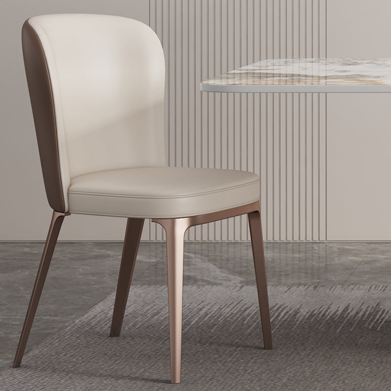 1/4/5/6 Pieces Luxury Dining Set with Stone Table and Leather Chairs Dinette Set Clearhalo 'Dining Room Sets' 'Dining Tables & Seating' 'dining_room_set' 'furn' 'furn_dining_room_set' 'Furniture' 'furniture_dining_room_set' 'Kitchen & Dining Furniture' 'kitchen&dining_furn' 'kitchen' 4413492