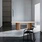 Rectangle Brown Modern Dining Table Solid Wood Table with Double Pedestal Base Clearhalo ' dining_table' 'Dining Tables & Seating' 'Dining Tables' 'furn' 'furn_dining_table' 'Furniture' 'furniture_dining_table' 'Kitchen & Dining Furniture' 'kitchen&dining_furn' 'kitchen' 'kitchen_dining_table' 4413508