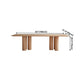 Rectangle Simplicity Dining Table Solid Wood Fixed Table for Kitchen Clearhalo ' dining_table' 'Dining Tables & Seating' 'Dining Tables' 'furn' 'furn_dining_table' 'Furniture' 'furniture_dining_table' 'Kitchen & Dining Furniture' 'kitchen&dining_furn' 'kitchen' 'kitchen_dining_table' 4413523