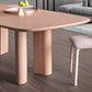 Modern Solid Wood Dining Table for restaurant Rectangle Table with Double Pedestal Clearhalo ' dining_table' 'Dining Tables & Seating' 'Dining Tables' 'furn' 'furn_dining_table' 'Furniture' 'furniture_dining_table' 'Kitchen & Dining Furniture' 'kitchen&dining_furn' 'kitchen' 'kitchen_dining_table' 4413580