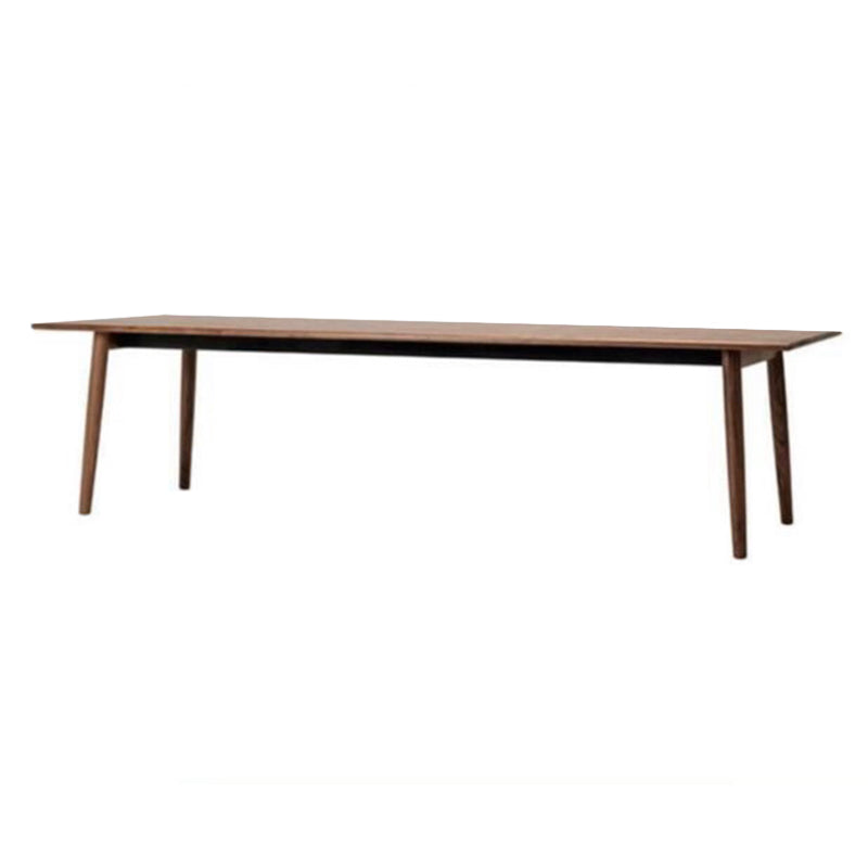 Rectangle Modern Dining Table Solid Wood Fixed Table for Restaurant Without Chairs Clearhalo ' dining_table' 'Dining Tables & Seating' 'Dining Tables' 'furn' 'furn_dining_table' 'Furniture' 'furniture_dining_table' 'Kitchen & Dining Furniture' 'kitchen&dining_furn' 'kitchen' 'kitchen_dining_table' 4413594