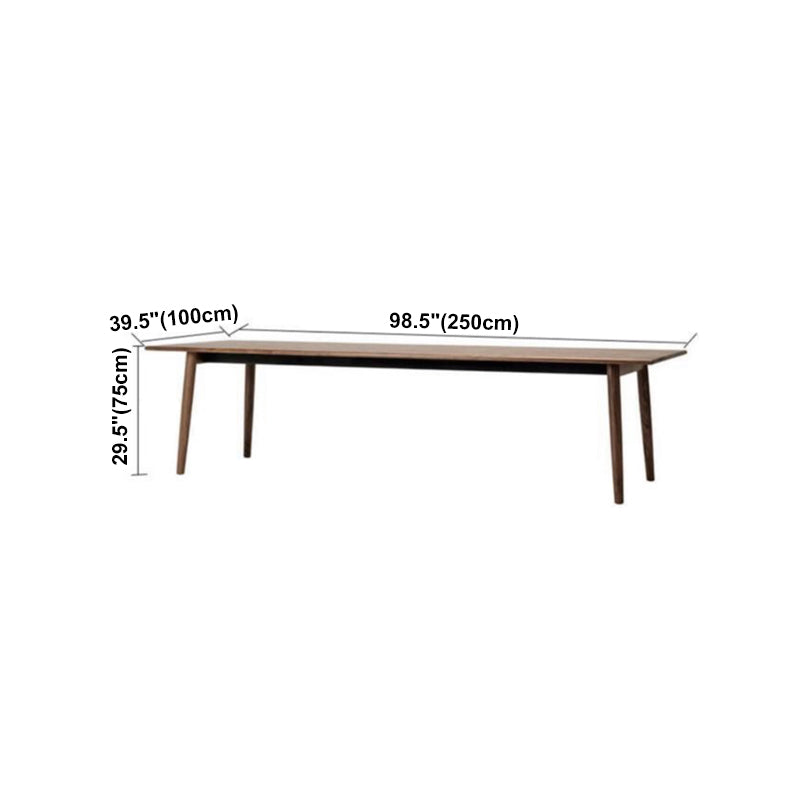 Rectangle Modern Dining Table Solid Wood Fixed Table for Restaurant Clearhalo ' dining_table' 'Dining Tables & Seating' 'Dining Tables' 'furn' 'furn_dining_table' 'Furniture' 'furniture_dining_table' 'Kitchen & Dining Furniture' 'kitchen&dining_furn' 'kitchen' 'kitchen_dining_table' 4413604