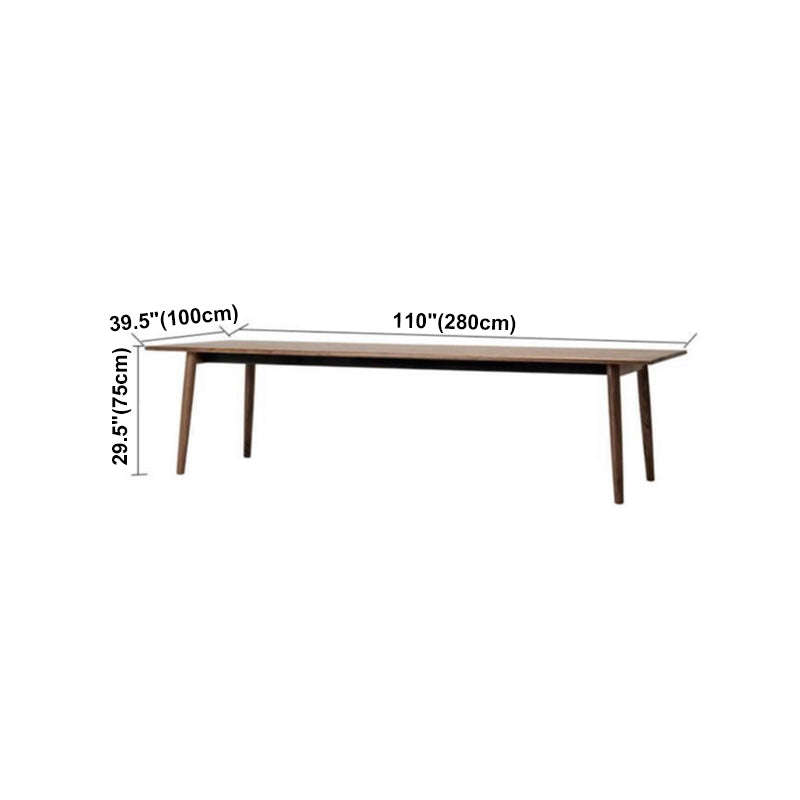 Rectangle Modern Dining Table Solid Wood Fixed Table for Restaurant Clearhalo ' dining_table' 'Dining Tables & Seating' 'Dining Tables' 'furn' 'furn_dining_table' 'Furniture' 'furniture_dining_table' 'Kitchen & Dining Furniture' 'kitchen&dining_furn' 'kitchen' 'kitchen_dining_table' 4413605