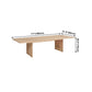 Solid Wood Brown Dining Table Simplicity Double Pedestal Table for Dining Room Clearhalo ' dining_table' 'Dining Tables & Seating' 'Dining Tables' 'furn' 'furn_dining_table' 'Furniture' 'furniture_dining_table' 'Kitchen & Dining Furniture' 'kitchen&dining_furn' 'kitchen' 'kitchen_dining_table' 4413626