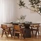 Solid Wood Dining Table in Brown for Restaurant Modern Table with Wooden Base 78.7"L x 31.5"W x 29.5"H Without Chairs Clearhalo ' dining_table' 'Dining Tables & Seating' 'Dining Tables' 'furn' 'furn_dining_table' 'Furniture' 'furniture_dining_table' 'Kitchen & Dining Furniture' 'kitchen&dining_furn' 'kitchen' 'kitchen_dining_table' 4413669