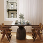 Solid Wood Dining Table in Brown for Restaurant Modern Table with Wooden Base 63"L x 31.5"W x 29.5"H Without Chairs Clearhalo ' dining_table' 'Dining Tables & Seating' 'Dining Tables' 'furn' 'furn_dining_table' 'Furniture' 'furniture_dining_table' 'Kitchen & Dining Furniture' 'kitchen&dining_furn' 'kitchen' 'kitchen_dining_table' 4413670