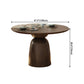 Solid Wood Dining Table in Brown for Restaurant Modern Table with Wooden Base Clearhalo ' dining_table' 'Dining Tables & Seating' 'Dining Tables' 'furn' 'furn_dining_table' 'Furniture' 'furniture_dining_table' 'Kitchen & Dining Furniture' 'kitchen&dining_furn' 'kitchen' 'kitchen_dining_table' 4413684