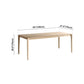 Rectangle Kitchen Dining Table Pine Solid Wood Table Modern with 4 Legs Clearhalo ' dining_table' 'Dining Tables & Seating' 'Dining Tables' 'furn' 'furn_dining_table' 'Furniture' 'furniture_dining_table' 'Kitchen & Dining Furniture' 'kitchen&dining_furn' 'kitchen' 'kitchen_dining_table' 4413697