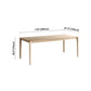 Rectangle Kitchen Dining Table Pine Solid Wood Table Modern with 4 Legs Clearhalo ' dining_table' 'Dining Tables & Seating' 'Dining Tables' 'furn' 'furn_dining_table' 'Furniture' 'furniture_dining_table' 'Kitchen & Dining Furniture' 'kitchen&dining_furn' 'kitchen' 'kitchen_dining_table' 4413705