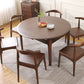 Contemporary Round Extendable Dining Table Solid Wood Standard Dining Table for Kitchen Clearhalo ' dining_table' 'Dining Tables & Seating' 'Dining Tables' 'furn' 'furn_dining_table' 'Furniture' 'furniture_dining_table' 'Kitchen & Dining Furniture' 'kitchen&dining_furn' 'kitchen' 'kitchen_dining_table' 4413716