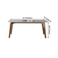 Rectangle Grey Top Dining Table Mid-Century Modern Sintered Stone Table with 4 Legs Clearhalo ' dining_table' 'Dining Tables & Seating' 'Dining Tables' 'furn' 'furn_dining_table' 'Furniture' 'furniture_dining_table' 'Kitchen & Dining Furniture' 'kitchen&dining_furn' 'kitchen' 'kitchen_dining_table' 4413729