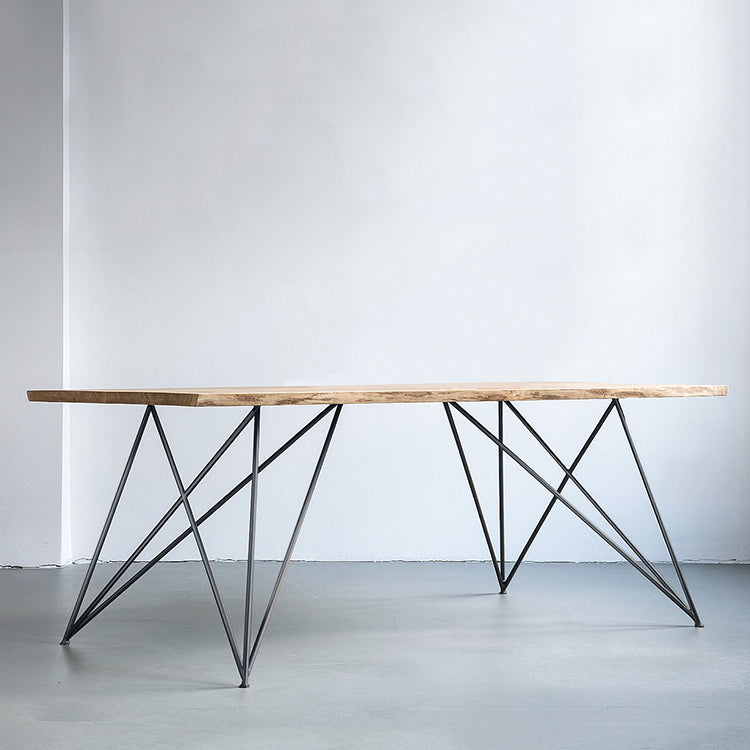 Traditional Luxury Rectangle Furniture Pine Solid Wood Dining Side Table Black 70.9"L x 31.5"W x 29.5"H Without Chairs Clearhalo ' dining_table' 'Dining Tables & Seating' 'Dining Tables' 'furn' 'furn_dining_table' 'Furniture' 'furniture_dining_table' 'Kitchen & Dining Furniture' 'kitchen&dining_furn' 'kitchen' 'kitchen_dining_table' 4413736
