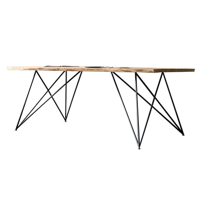 Traditional Luxury Rectangle Furniture Pine Solid Wood Dining Side Table Black Without Chairs Clearhalo ' dining_table' 'Dining Tables & Seating' 'Dining Tables' 'furn' 'furn_dining_table' 'Furniture' 'furniture_dining_table' 'Kitchen & Dining Furniture' 'kitchen&dining_furn' 'kitchen' 'kitchen_dining_table' 4413738