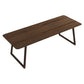 Rectangle Industrial Dining Table Solid Wood Fixed Table for Kitchen Brown Without Chairs Clearhalo ' dining_table' 'Dining Tables & Seating' 'Dining Tables' 'furn' 'furn_dining_table' 'Furniture' 'furniture_dining_table' 'Kitchen & Dining Furniture' 'kitchen&dining_furn' 'kitchen' 'kitchen_dining_table' 4413757