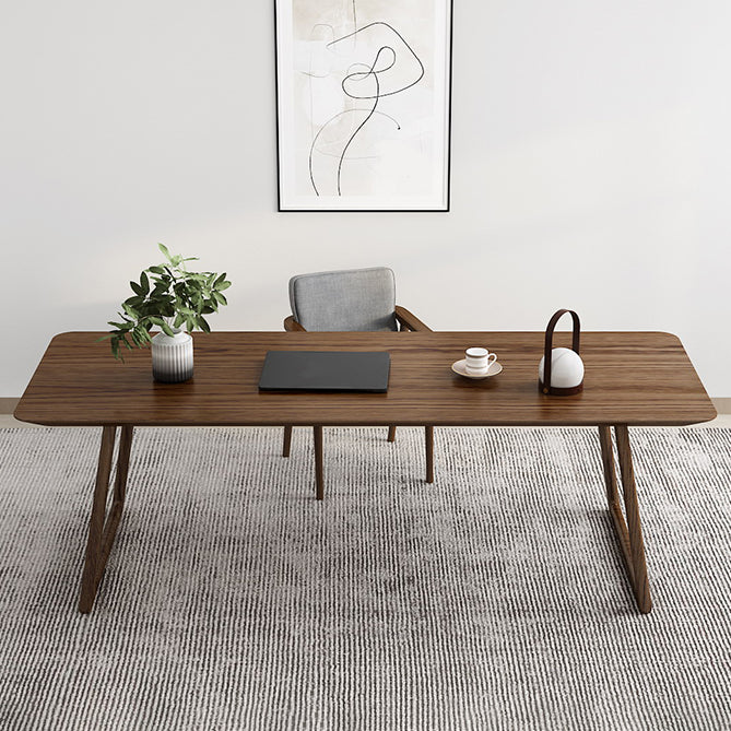 Rectangle Industrial Dining Table Solid Wood Fixed Table for Kitchen Clearhalo ' dining_table' 'Dining Tables & Seating' 'Dining Tables' 'furn' 'furn_dining_table' 'Furniture' 'furniture_dining_table' 'Kitchen & Dining Furniture' 'kitchen&dining_furn' 'kitchen' 'kitchen_dining_table' 4413763