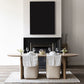 Contemporary Style Oval Furniture Double Pedestal Solid Wood Dinner Table Natural 63"L x 31.5"W x 29.5"H Without Chairs Clearhalo ' dining_table' 'Dining Tables & Seating' 'Dining Tables' 'furn' 'furn_dining_table' 'Furniture' 'furniture_dining_table' 'Kitchen & Dining Furniture' 'kitchen&dining_furn' 'kitchen' 'kitchen_dining_table' 4413800