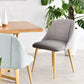 Metal Contemporary Armless Dining Chairs Matte Fabric Parsons Chair for Brasserie Clearhalo ' kitchen&dining_furn' 'Dining Chairs' 'Dining Tables & Seating' 'dining_chair' 'furn' 'furn_dining_chair' 'Furniture' 'furniture_dining_chair' 'Kitchen & Dining Furniture' 'kitchen' 4413816