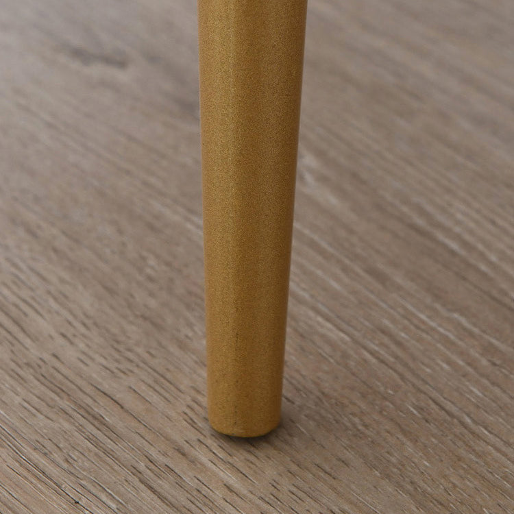 Metal Contemporary Armless Dining Chairs Matte Fabric Parsons Chair for Brasserie Clearhalo ' kitchen&dining_furn' 'Dining Chairs' 'Dining Tables & Seating' 'dining_chair' 'furn' 'furn_dining_chair' 'Furniture' 'furniture_dining_chair' 'Kitchen & Dining Furniture' 'kitchen' 4413825