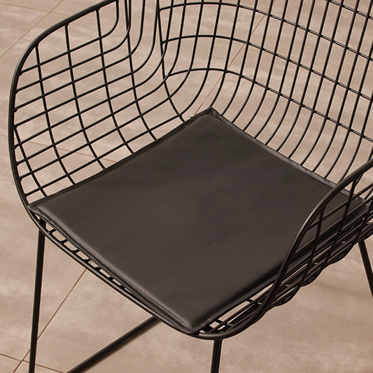 Modern PU Leather Dining Chairs Metal Dining Armchairs for Restaurant Use Clearhalo ' kitchen&dining_furn' 'Dining Chairs' 'Dining Tables & Seating' 'dining_chair' 'furn' 'furn_dining_chair' 'Furniture' 'furniture_dining_chair' 'Kitchen & Dining Furniture' 'kitchen' 4413837