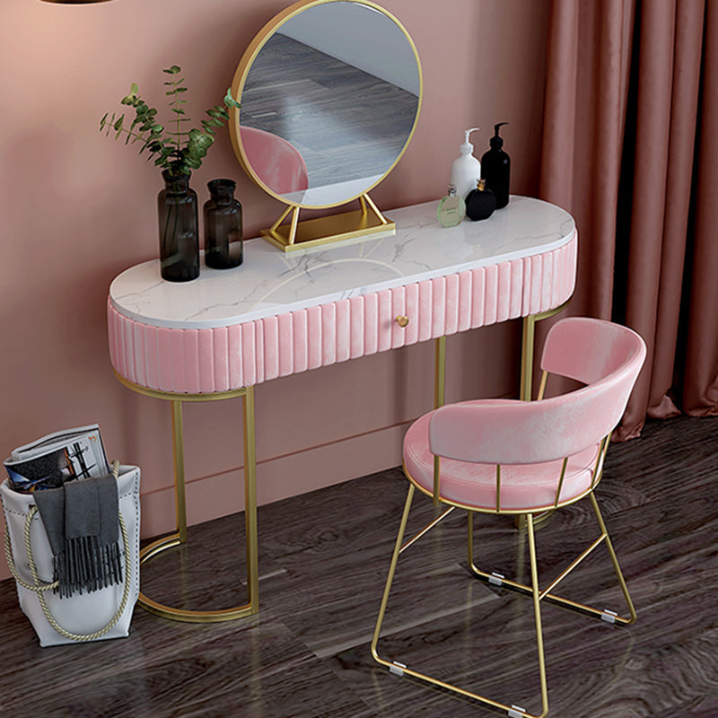 Nordic Glam Dining Chairs Armless Windsor Back Side Chairs for Kitchen with Metal Legs Clearhalo ' kitchen&dining_furn' 'Dining Chairs' 'Dining Tables & Seating' 'dining_chair' 'furn' 'furn_dining_chair' 'Furniture' 'furniture_dining_chair' 'Kitchen & Dining Furniture' 'kitchen' 4413888