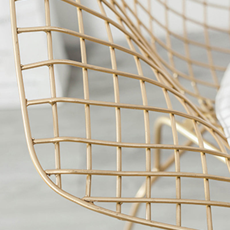 Nordic Style Dining Chair Armless Chairs for Kitchen with Metal Legs Clearhalo ' kitchen&dining_furn' 'Dining Chairs' 'Dining Tables & Seating' 'dining_chair' 'furn' 'furn_dining_chair' 'Furniture' 'furniture_dining_chair' 'Kitchen & Dining Furniture' 'kitchen' 4414031