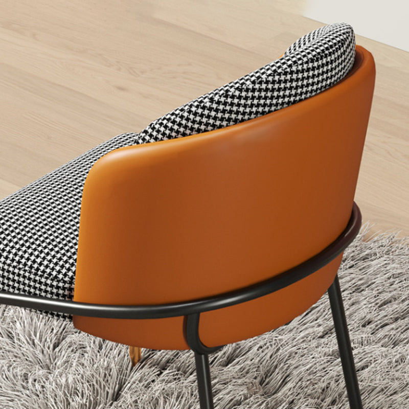 Glam Style Dining Chairs Armless Chairs for Kitchen with Metal Legs Clearhalo ' kitchen&dining_furn' 'Dining Chairs' 'Dining Tables & Seating' 'dining_chair' 'furn' 'furn_dining_chair' 'Furniture' 'furniture_dining_chair' 'Kitchen & Dining Furniture' 'kitchen' 4414048