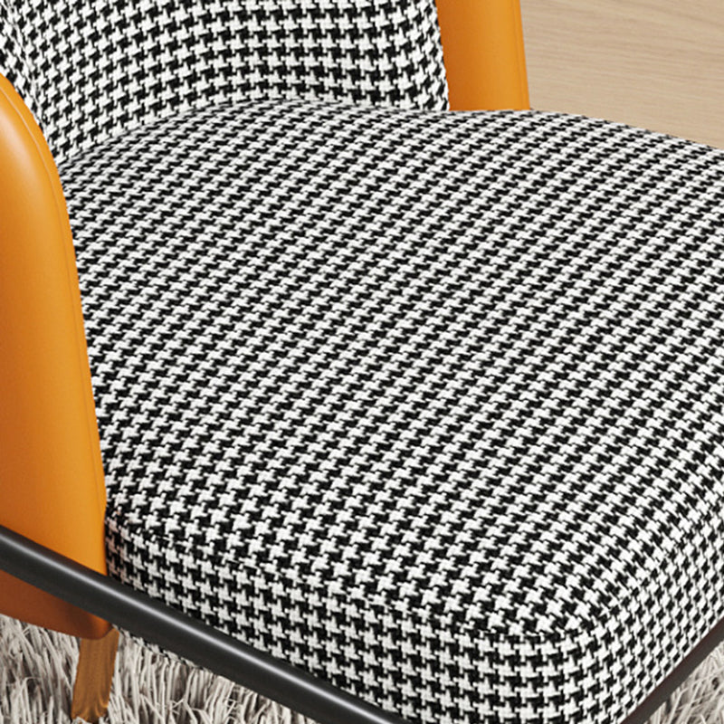 Glam Style Dining Chairs Armless Chairs for Kitchen with Metal Legs Clearhalo ' kitchen&dining_furn' 'Dining Chairs' 'Dining Tables & Seating' 'dining_chair' 'furn' 'furn_dining_chair' 'Furniture' 'furniture_dining_chair' 'Kitchen & Dining Furniture' 'kitchen' 4414051