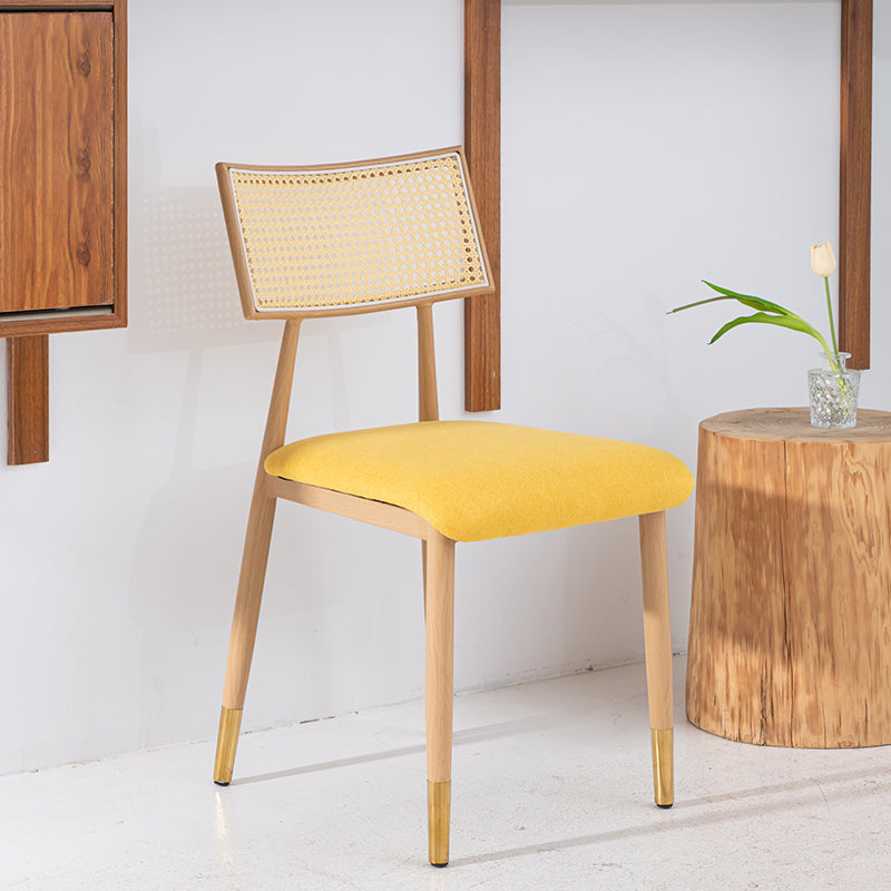 Nordic Style Dining Chairs Open Back Armless Chair for Kitchen with Metal Legs Clearhalo ' kitchen&dining_furn' 'Dining Chairs' 'Dining Tables & Seating' 'dining_chair' 'furn' 'furn_dining_chair' 'Furniture' 'furniture_dining_chair' 'Kitchen & Dining Furniture' 'kitchen' 4414068