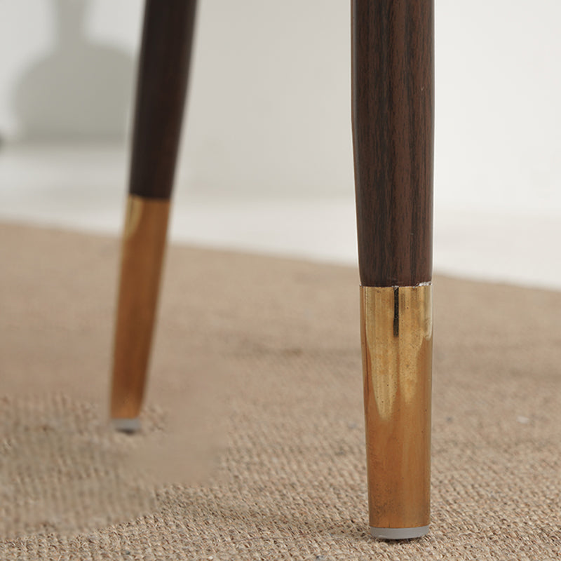 Nordic Style Dining Chairs Open Back Armless Chair for Kitchen with Metal Legs Clearhalo ' kitchen&dining_furn' 'Dining Chairs' 'Dining Tables & Seating' 'dining_chair' 'furn' 'furn_dining_chair' 'Furniture' 'furniture_dining_chair' 'Kitchen & Dining Furniture' 'kitchen' 4414081