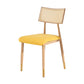 Nordic Style Dining Chairs Open Back Armless Chair for Kitchen with Metal Legs Yellow 1 Piece Clearhalo ' kitchen&dining_furn' 'Dining Chairs' 'Dining Tables & Seating' 'dining_chair' 'furn' 'furn_dining_chair' 'Furniture' 'furniture_dining_chair' 'Kitchen & Dining Furniture' 'kitchen' 4414086