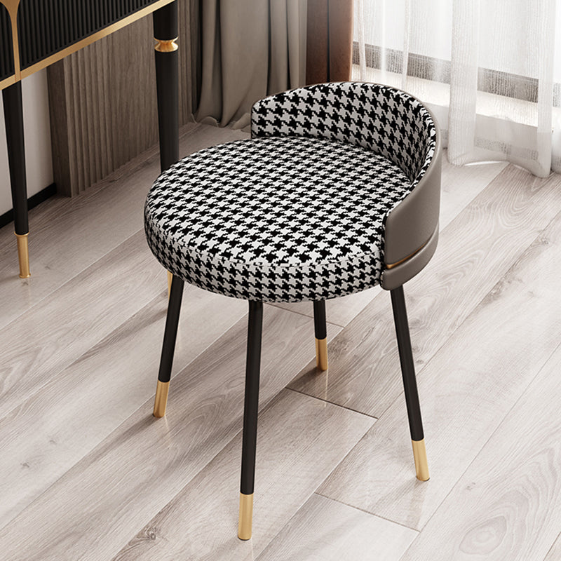 Contemporary Style Dining Chairs Armless Chair for Kitchen with Metal Legs Clearhalo ' kitchen&dining_furn' 'Dining Chairs' 'Dining Tables & Seating' 'dining_chair' 'furn' 'furn_dining_chair' 'Furniture' 'furniture_dining_chair' 'Kitchen & Dining Furniture' 'kitchen' 4414116